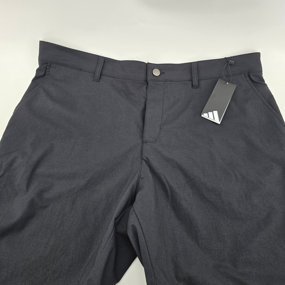 Adidas Ripstop Shorts Mens Performance Stretch ADVR0918 Black 38 MSRP $55 NWT